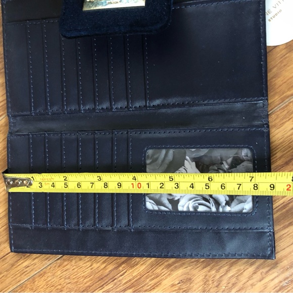 Blue Velvet Wallet - Picture 7 of 8